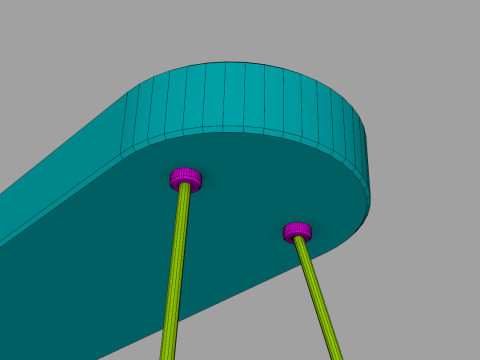Modern Minimalist Hanging Lamp 3D Model