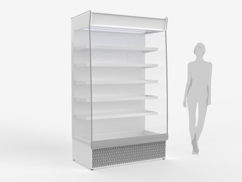 Multideck Open Chiller 3D 모델