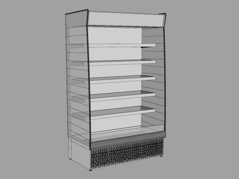 Multideck Open Chiller 3D 模型