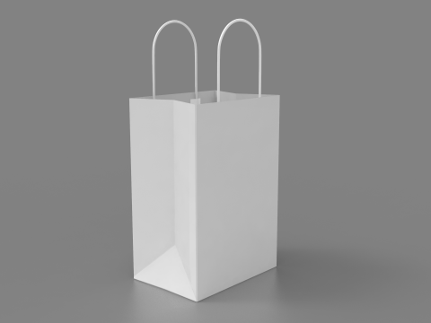 Paper Bag 3D 모델