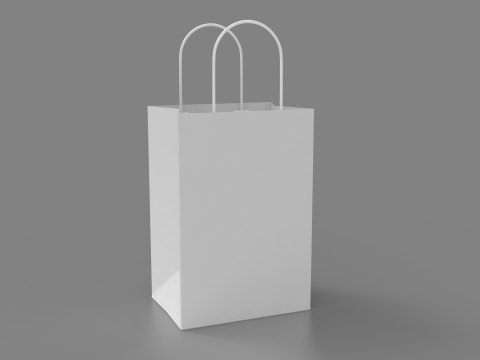 Paper Bag 3D Modell