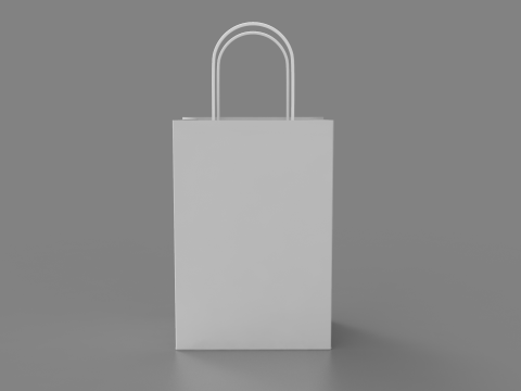 Paper Bag 3D Modell