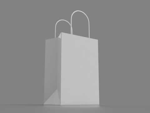 Paper Bag 3D Modell