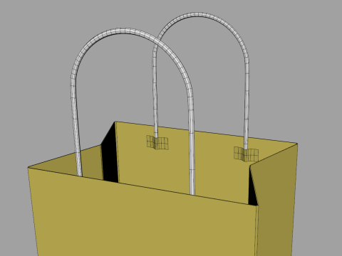 Paper Bag 3D Modell