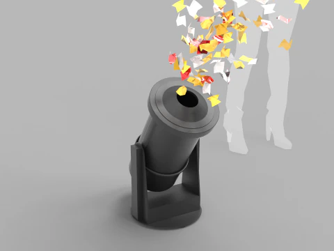 Paper Blower Machine 3D Model
