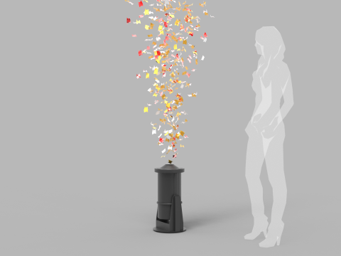 Paper Blower Machine 3D Model