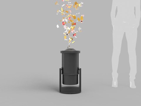 Paper Blower Machine 3D Model