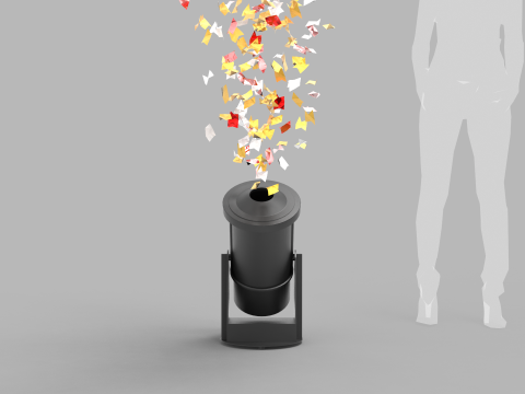 Paper Blower Machine 3D Model
