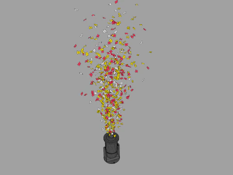 Paper Blower Machine 3D Model