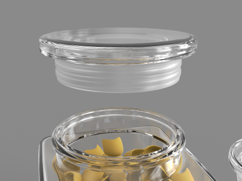 Pasta Jars 3D Модель