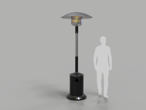 Patio Heater 3D Model