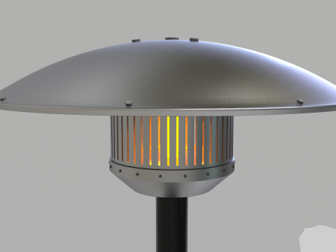 Patio Heater 3D 模型