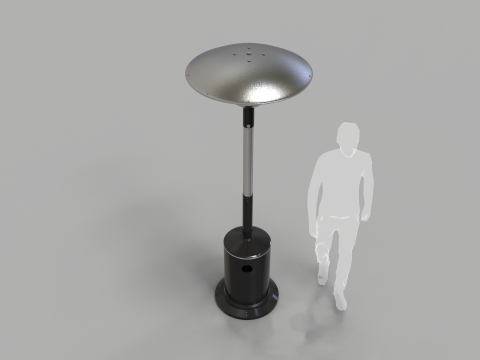 Patio Heater 3D 模型