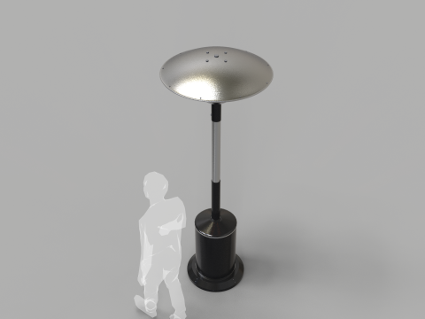 Patio Heater 3D 模型