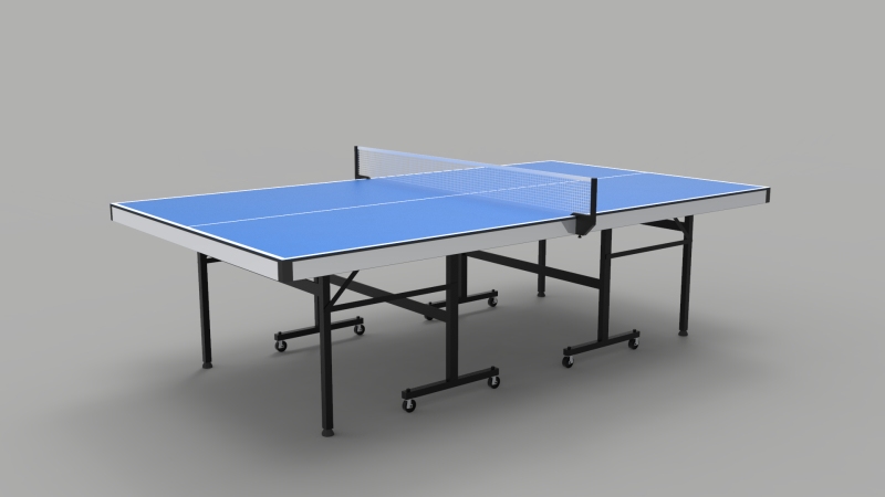 Ping Pong Table 9ft Long Modelo 3D .c4d .max .obj .3ds .fbx .stl .blend