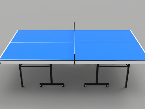 Ping Pong Table 9ft Long Modèle 3D