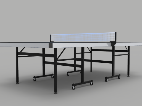 Ping Pong Table 9ft Long Modèle 3D