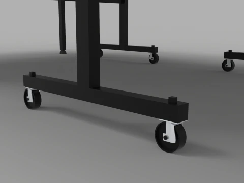 Ping Pong Table 9ft Long 3D Model