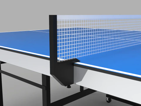 Ping Pong Table 9ft Long 3D Model