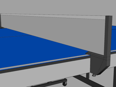 Ping Pong Table 9ft Long 3D Model