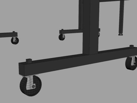 Ping Pong Table 9ft Long 3D Model