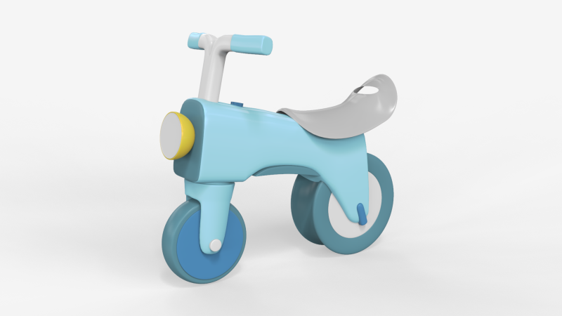 Plastic Baby Bike Modèle 3D .c4d .max .obj .3ds .fbx .stl .blend 