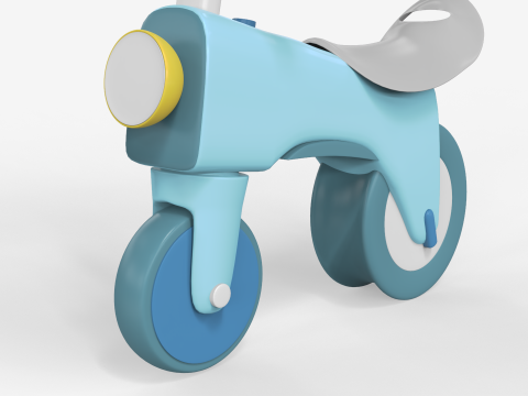 Plastic Baby Bike Modèle 3D