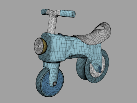 Plastic Baby Bike Modèle 3D