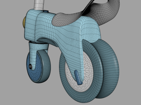 Plastic Baby Bike Modèle 3D