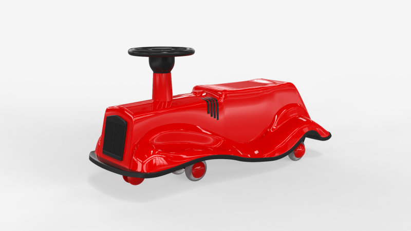 Plastic Car for Babies 3D Modell .c4d .max .obj .3ds .fbx .stl .blend