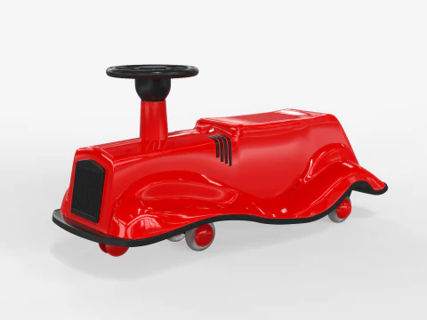 Plastikowy samoch&oacute;d dla niemowląt Model 3D