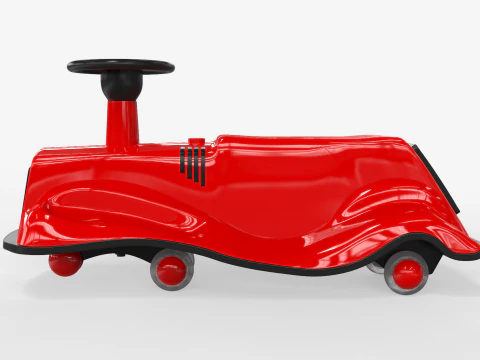 Plastic Car for Babies 3D Model
