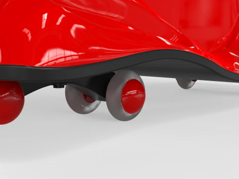 Plastic Car for Babies 3D Model
