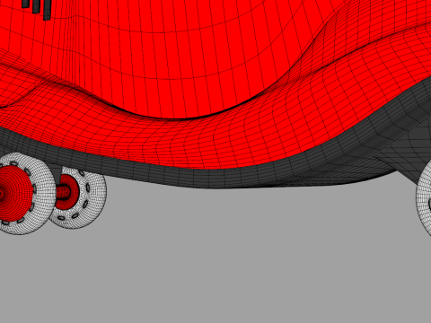 Plastic Car for Babies 3D Modell