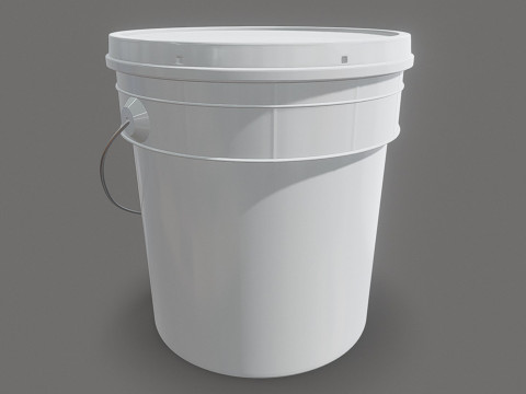 Plastic Paint Bucket 3Dモデル