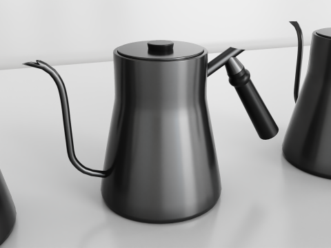 Pokerty Coffee Kettle 850ml 3D Model