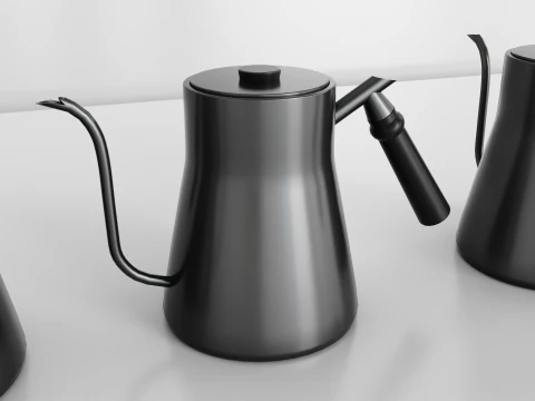 Pokerty Coffee Kettle 850ml 3D Model