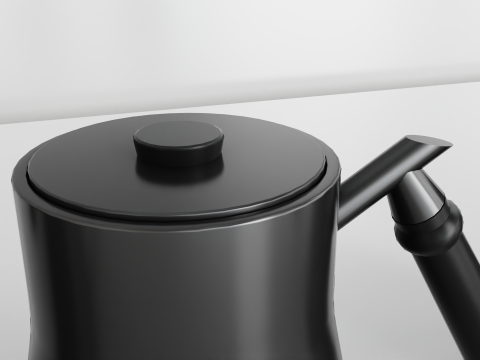 Pokerty Coffee Kettle 850ml 3D Model
