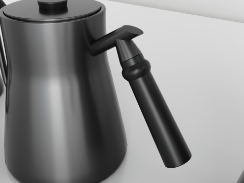 Pokerty Coffee Kettle 850ml 3D Model