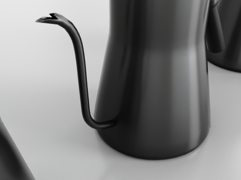 Pokerty Coffee Kettle 850ml 3D Model