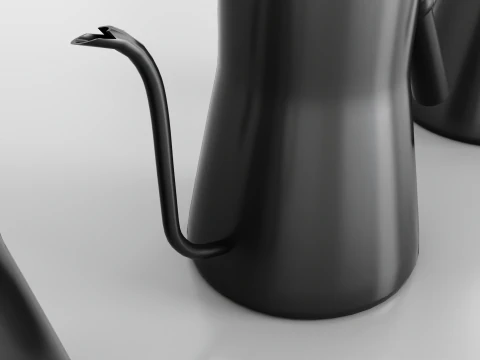 Pokerty Coffee Kettle 850ml 3D Model