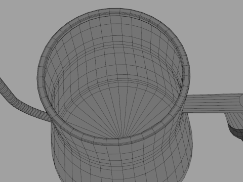 Pokerty Coffee Kettle 850ml 3D Model