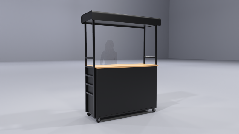 Pop Up Cart 1 Modèle 3D .c4d .max .obj .3ds .fbx .stl .blend