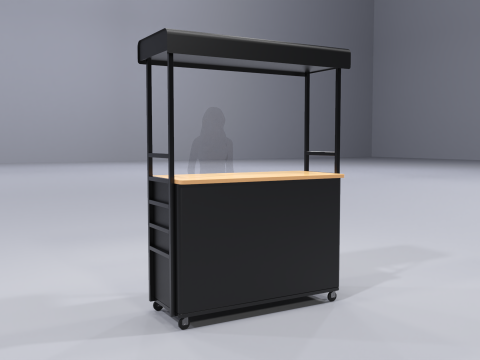 Pop Up Cart 1 3D मॉडल