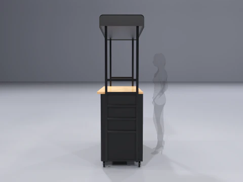 Pop Up Cart 1 3D Model