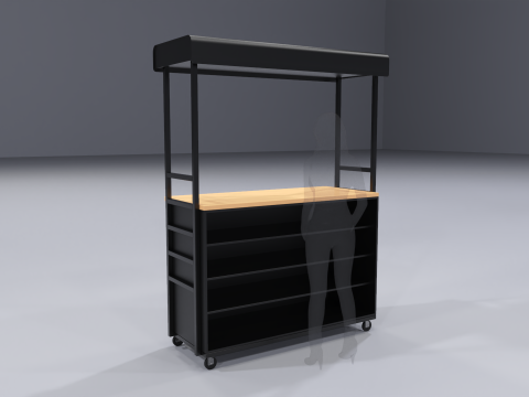 Pop Up Cart 1 Modello 3D