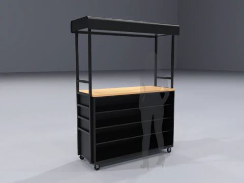 Pop Up Cart 1 3D Model