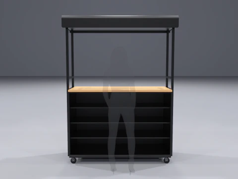 Pop Up Cart 1 3D Model