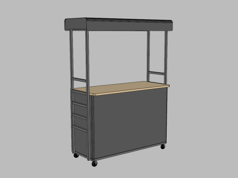 Pop Up Cart 1 Modello 3D