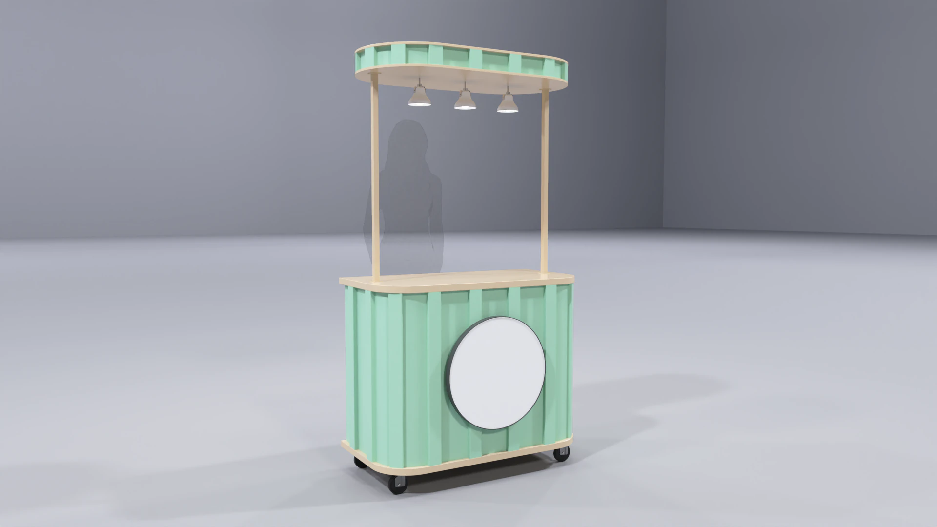 Pop Up Cart 2 3D Model .c4d .max .obj .3ds .fbx .stl .blend
